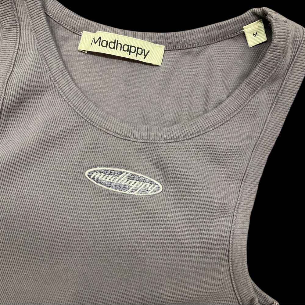 Madhappy Embroidered Rib Racerback Tank - Picture 8 of 8